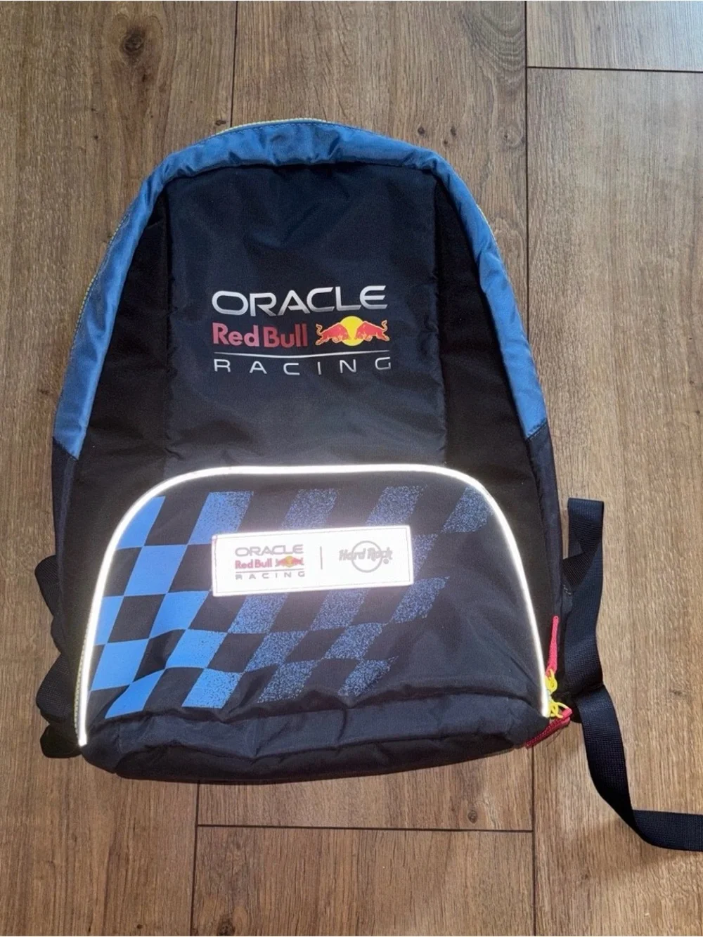 Hard Rock Cafe Oracle Red Bull Racing Blue & Black Backpack